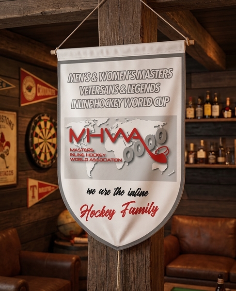 MIHWA "Hockey Family" Pennant — World Association Edition